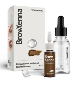 BrowXenna® Brow Henna Vial with Hyaluronic Base (30ml)